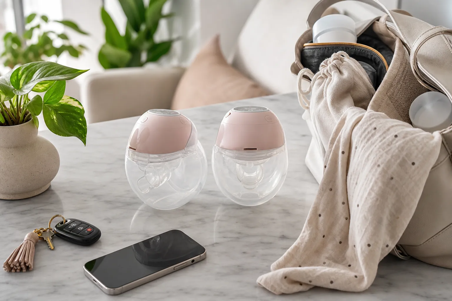 Fit and use case for olivia wearable breast pump