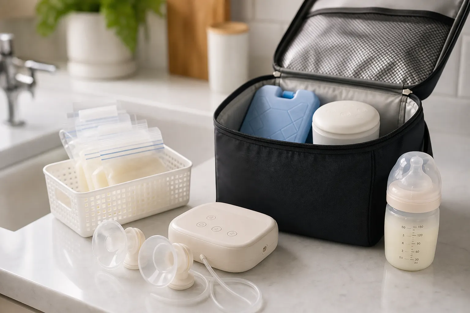 Prepare the right setup for store breast milk