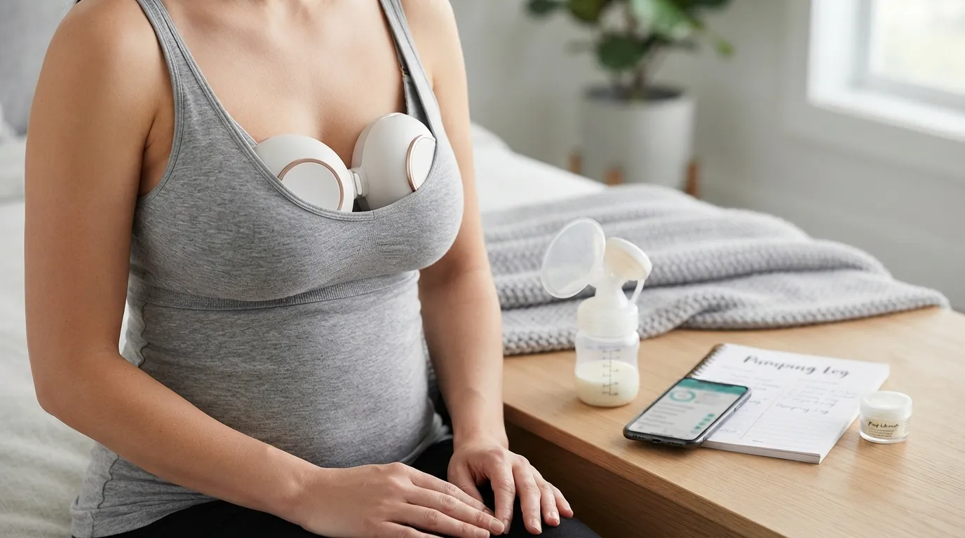 Approach and decision points for breast pumps hands free