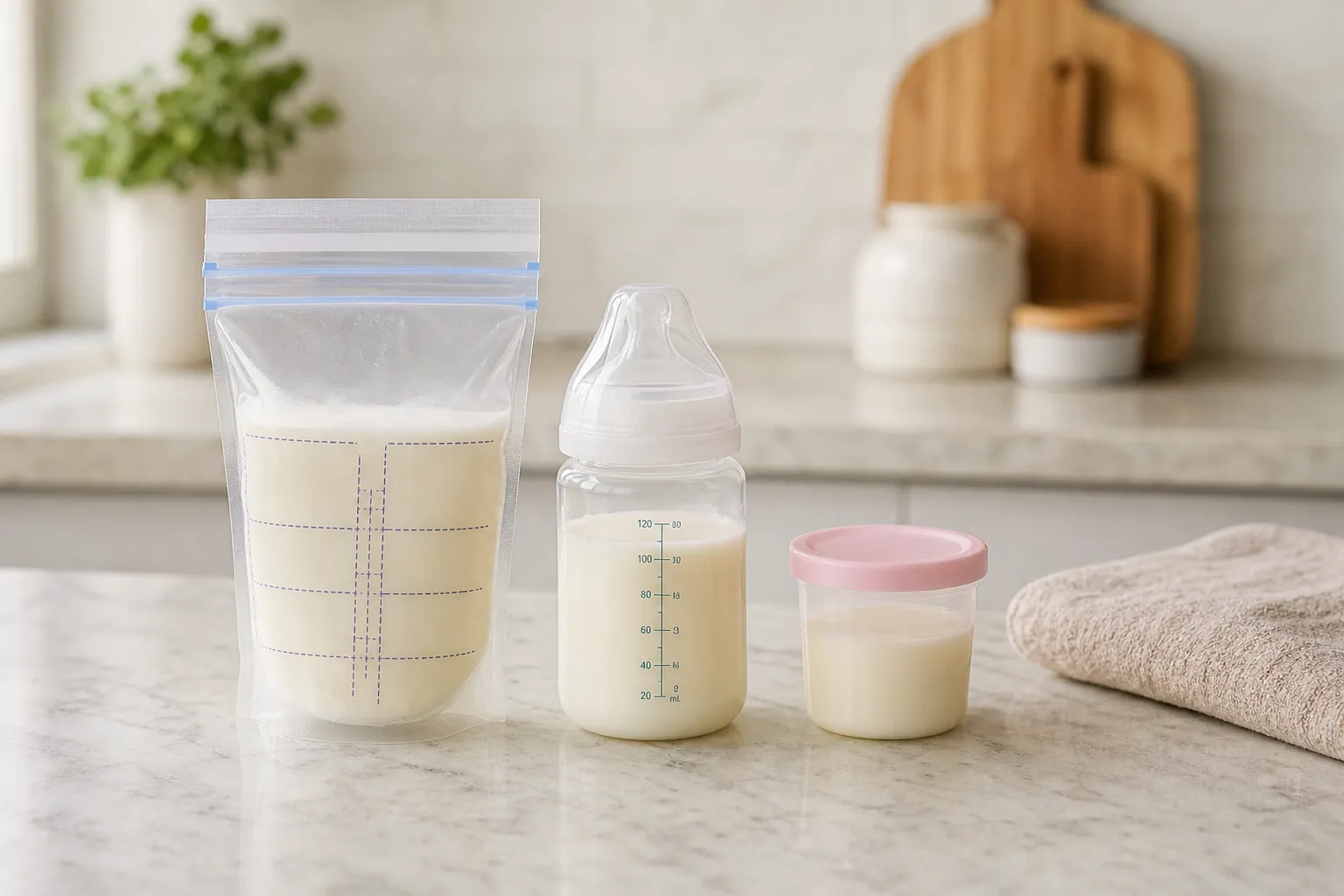 Value and tradeoffs for breastfeeding storage bags