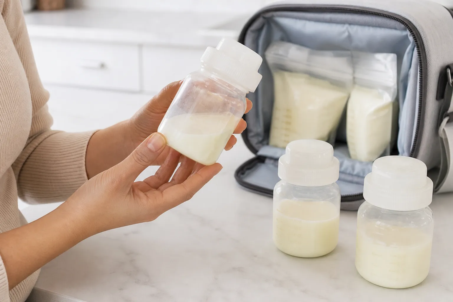 Check whether it is working for store breast milk