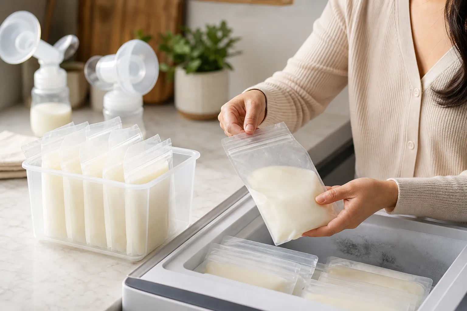 How to pick breastfeeding storage bags for a freezer stash that lasts