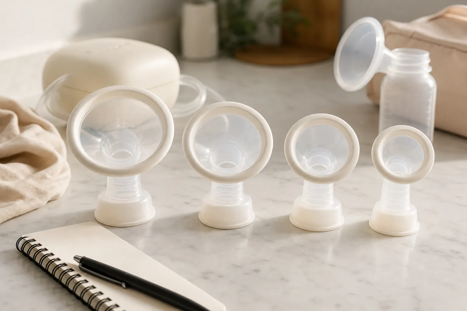 Flange sizes for breast pumps, explained without the jargon