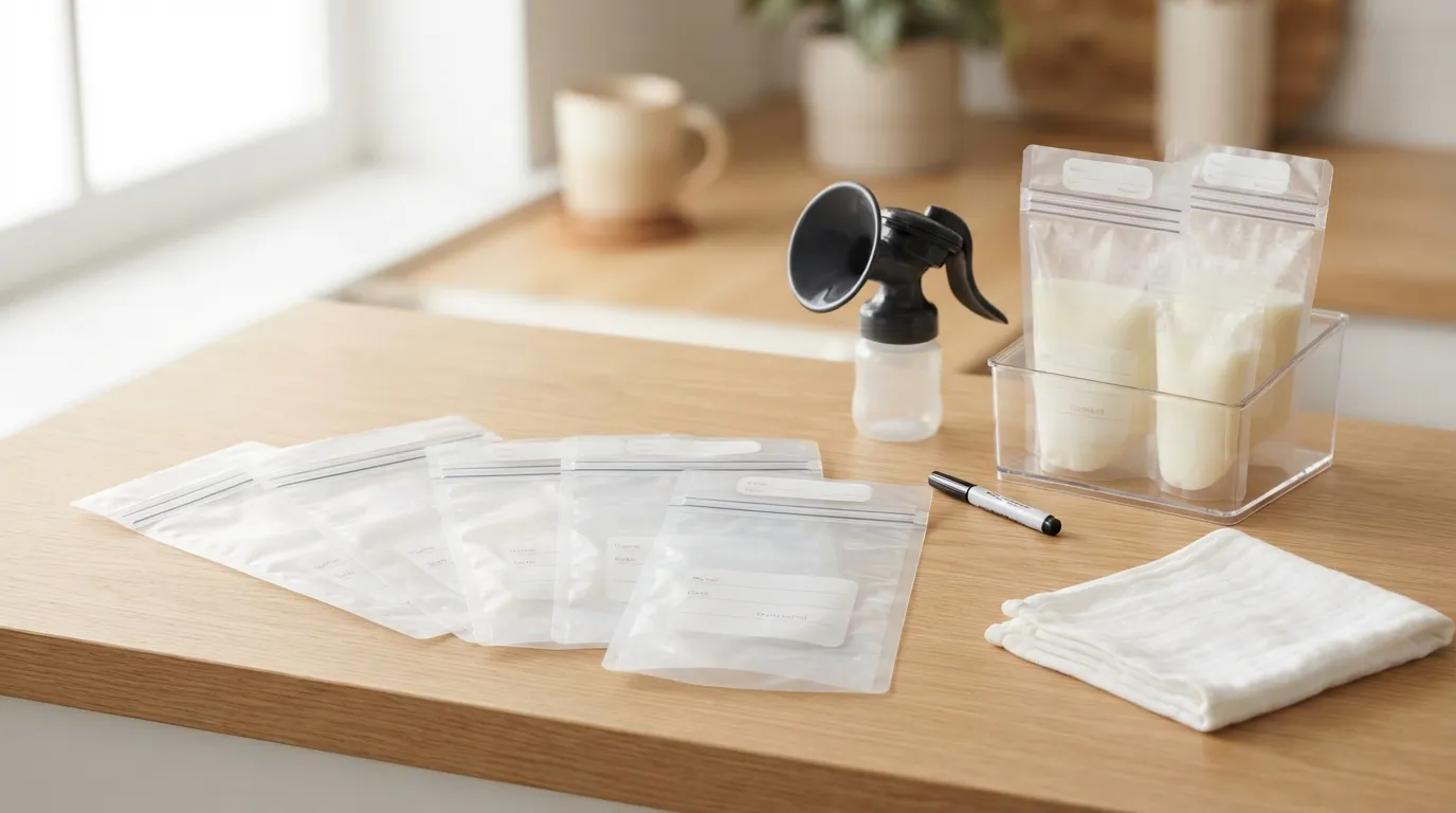 Fit for your real use case for breast milk storage bags