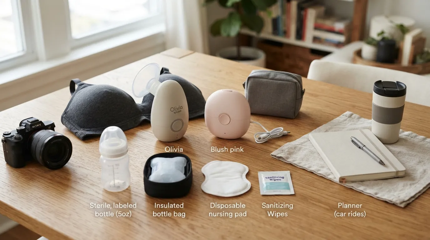 Fit and use case for quiet breast pumps