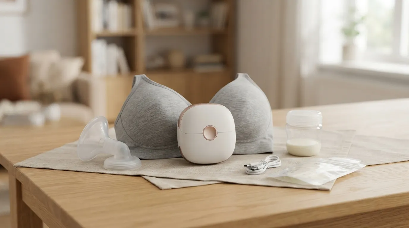 Fit and use case for portable electric breast pump