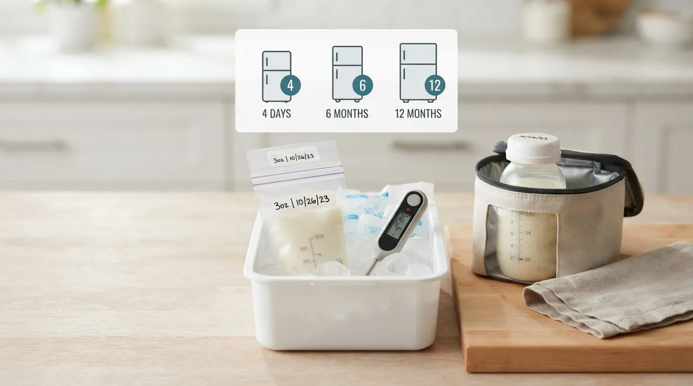 The core problem to understand for breast milk storage cdc