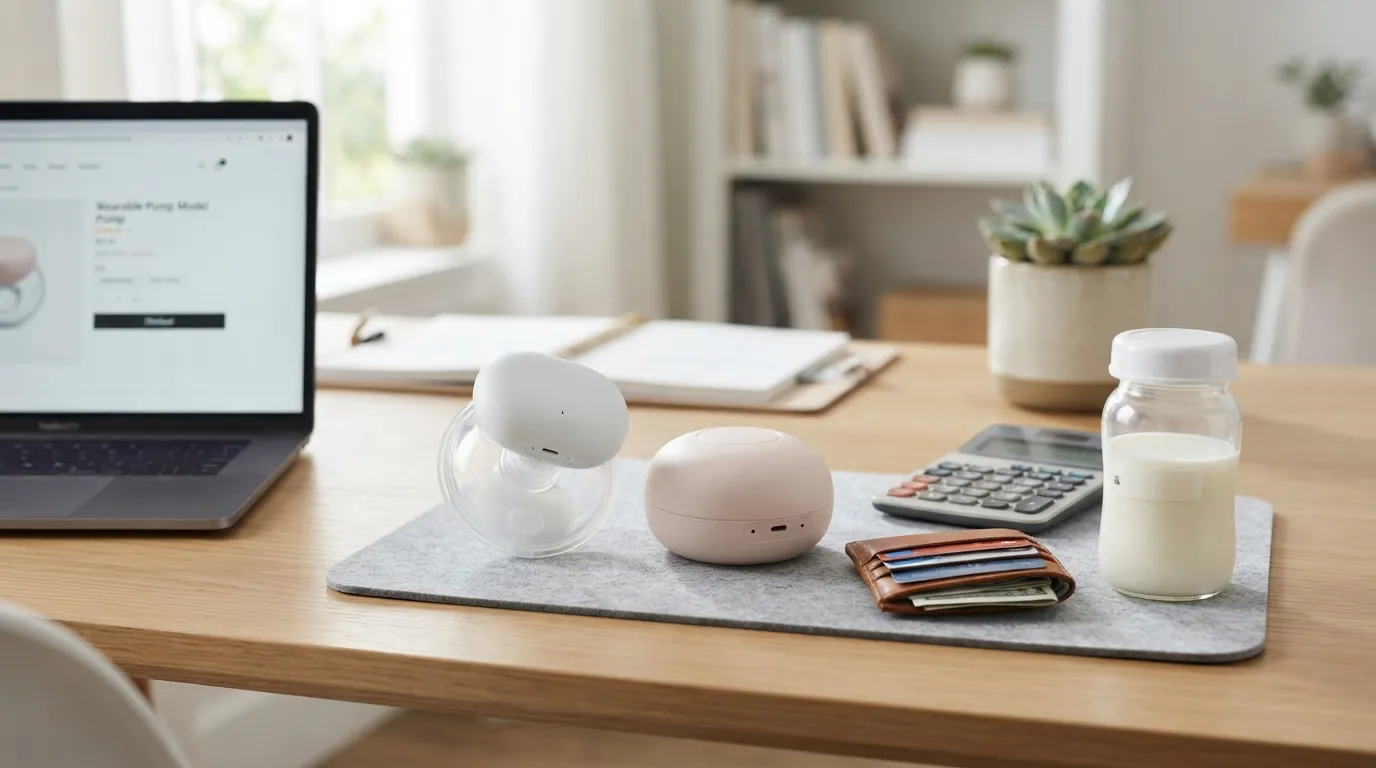 Value, price, and total cost for wearable breast pumps