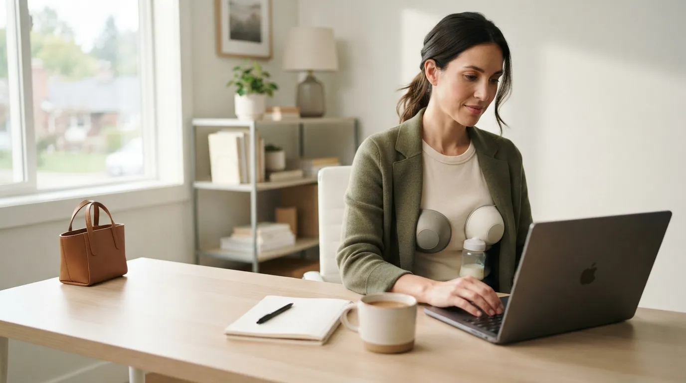 Why wearable breast pumps work so well for office pumping
